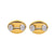 1 Pair Minimalist Classic Style Solid Color Plating Inlay 304 Stainless Steel Rhinestones 18K Gold Plated Ear Studs