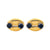 1 Pair Minimalist Classic Style Solid Color Plating Inlay 304 Stainless Steel Rhinestones 18K Gold Plated Ear Studs