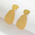 1 Pair Elegant Lady Classic Style Tassel Heart Shape Plating Titanium Steel 18K Gold Plated Drop Earrings