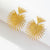 1 Pair Elegant Lady Classic Style Tassel Heart Shape Plating Titanium Steel 18K Gold Plated Drop Earrings