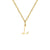 Minimalist Classic Style Solid Color 201 Stainless Steel Pendant Necklace
