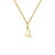 Minimalist Classic Style Solid Color 201 Stainless Steel Pendant Necklace