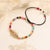 Ethnic Style Bohemian Letter Copper Beaded Inlay 18K Gold Plated Zircon Drawstring Bracelets