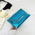 Women'S Solid Color Lingge Pu Leather Flip Cover Wallets