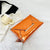 Women'S Solid Color Lingge Pu Leather Flip Cover Wallets