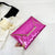 Women'S Solid Color Lingge Pu Leather Flip Cover Wallets