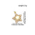 1 Piece 16 * 17Mm 18*13Mm 19 * 20Mm Copper Pearl Zircon 18K Gold Plated Cross Star Heart Shape Polished Pendant