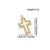 1 Piece 16 * 17Mm 18*13Mm 19 * 20Mm Copper Pearl Zircon 18K Gold Plated Cross Star Heart Shape Polished Pendant