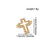 1 Piece 16 * 17Mm 18*13Mm 19 * 20Mm Copper Pearl Zircon 18K Gold Plated Cross Star Heart Shape Polished Pendant
