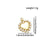 1 Piece 16 * 17Mm 18*13Mm 19 * 20Mm Copper Pearl Zircon 18K Gold Plated Cross Star Heart Shape Polished Pendant
