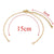 5 Pieces 304 Stainless Steel Gold Plated Solid Color Chain
