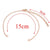 5 Pieces 304 Stainless Steel Gold Plated Solid Color Chain
