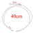 5 Pieces 304 Stainless Steel Gold Plated Solid Color Chain