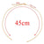 5 Pieces 304 Stainless Steel Gold Plated Solid Color Chain
