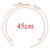 5 Pieces 304 Stainless Steel Gold Plated Solid Color Chain