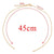 5 Pieces 304 Stainless Steel Gold Plated Solid Color Chain