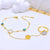 Fashion Devil'S Eye Heart Shape Butterfly Titanium Steel Plating Bracelets