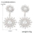1 Pair Casual Retro Round Heart Shape Flower Plating Inlay 304 Stainless Steel Artificial Pearls 18K Gold Plated Drop Earrings