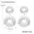1 Pair Casual Retro Round Heart Shape Flower Plating Inlay 304 Stainless Steel Artificial Pearls 18K Gold Plated Drop Earrings