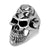 Ig Style Retro Punk Skull 304 Stainless Steel Polishing Halloween Men'S Rings