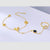 Fashion Devil'S Eye Heart Shape Butterfly Titanium Steel Plating Bracelets