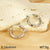 1 Pair Vintage Style Minimalist Heart Shape Inlay 304 Stainless Steel Zircon 18K Gold Plated Earrings