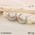 1 Pair Vintage Style Minimalist Heart Shape Inlay 304 Stainless Steel Zircon 18K Gold Plated Earrings