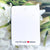 Minimalist Solid Color Paper Paper Card