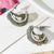 1 Pair Elegant French Style Tassel Irregular Copper 14K Gold Plated Ear Studs