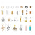 1 Set Metal Round Devil'S Eye Snake