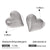 1 Pair Minimalist Classic Style Heart Shape Plating 316 Stainless Steel  18K Gold Plated Ear Studs