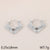 1 Pair Vintage Style Minimalist Heart Shape Inlay 304 Stainless Steel Zircon 18K Gold Plated Earrings