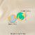 1 Pair Cute Minimalist Commute Sun Moon Heart Shape Enamel 304 Stainless Steel 14K Gold Plated Ear Studs