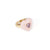 Copper Gold Plated Silver Plated Classical Retro Inlay Heart Shape Zircon Open Rings
