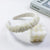 Women'S Elegant Lady Geometric Plastic Sponge Inlay Artificial Pearls Hair Band