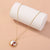 Elegant Sweet Flower Resin Copper Resin Pendant Necklace