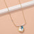 Elegant Sweet Flower Resin Copper Resin Pendant Necklace