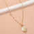 Elegant Sweet Flower Resin Copper Resin Pendant Necklace