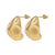 1 Pair Minimalist Classic Style Irregular Water Droplets Plating 304 Stainless Steel 18K Gold Plated Ear Studs