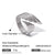Minimalist Classic Style Wings 316 Stainless Steel  18K Gold Plated Plating Rings