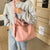 Women'S One Size Nylon Solid Color Basic Classic Style Sewing Thread Zipper Shoulder Bag Tote Bag Crossbody Bag