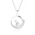 Ig Style Cute Rabbit Moon 304 Stainless Steel 18K Gold Plated Pendant Necklace
