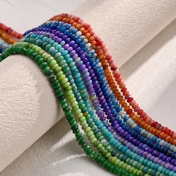 4 Strands/Package 4*2.5Mm Hole Under 1Mm Dolomite Round Polished Beads