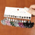 1 Set Exaggerated Rock Punk Geometric Rhombus Inlay Alloy Glass Silver Plated Drop Earrings