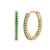 1 Pair Ig Style Minimalist Geometric Inlay Copper Zircon Gold Plated Earrings