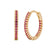 1 Pair Ig Style Minimalist Geometric Inlay Copper Zircon Gold Plated Earrings