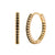 1 Pair Ig Style Minimalist Geometric Inlay Copper Zircon Gold Plated Earrings
