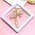 Basic Modern Style Classic Style Pin Animal Flower Alloy Plating Inlay Artificial Pearls Rhinestones Women'S Brooches