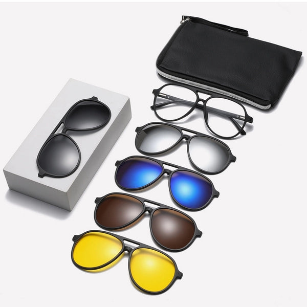 Minimalist Classic Style Solid Color Pc Square Full Frame Optical Glasses