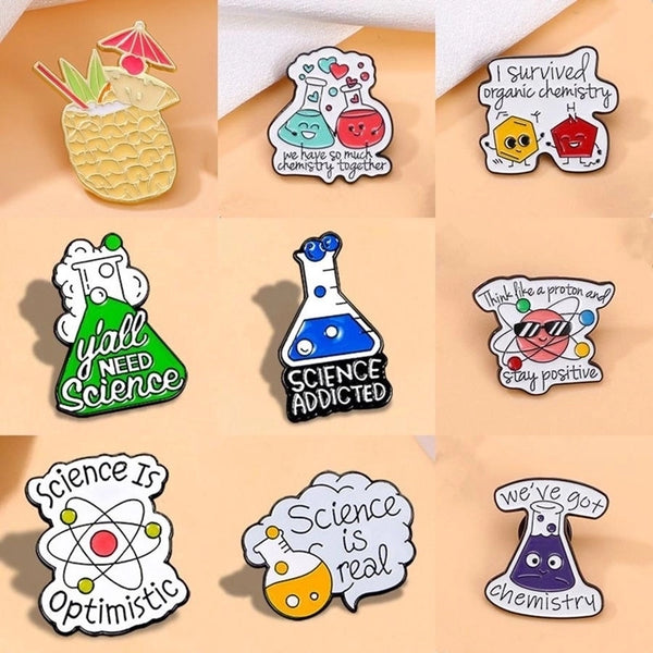 Preppy Style Minimalist Cartoon Alloy Stamping Stoving Varnish Plating Unisex Brooches